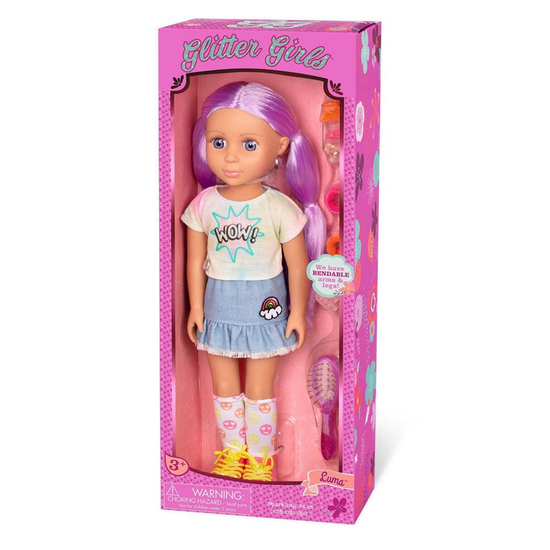 Glitter Girls 14" Poseable Fashion Doll- Luma