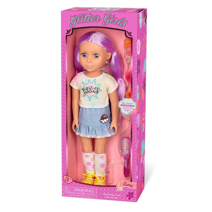 Glitter Girls 14" Poseable Fashion Doll- Luma