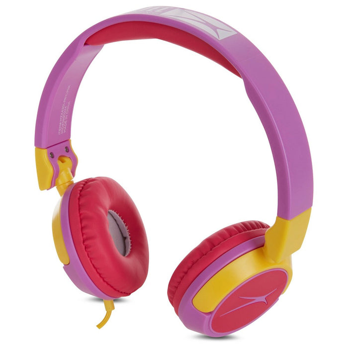 Altec Lansing Kid's Wired Over-Ear Headphones - Purple/Pink