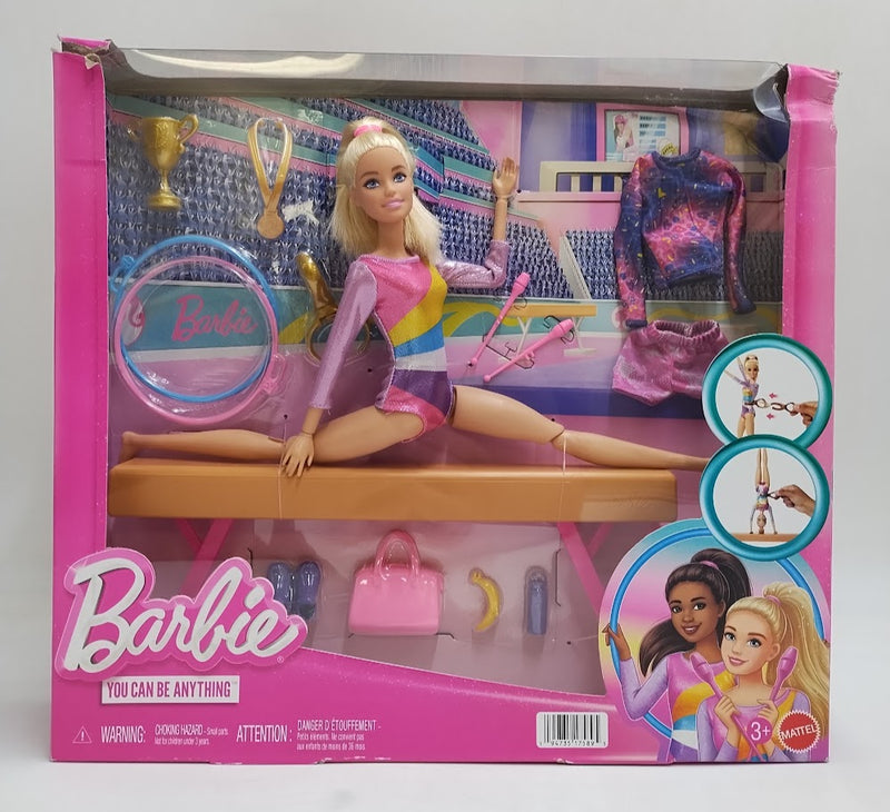 Barbie Gymnastics Playset with Blonde Fashion Doll SEE DETAILS