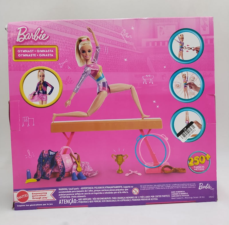 Barbie Gymnastics Playset with Blonde Fashion Doll SEE DETAILS