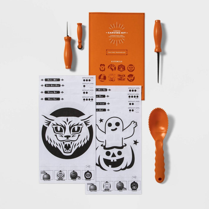 Halloween Pumpkin Carving Kit 5pc - Hyde & EEK! Boutique
