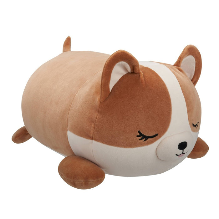 Squishmallows 18" Large Plush Regina Brown and White Corgi Sleepamallows