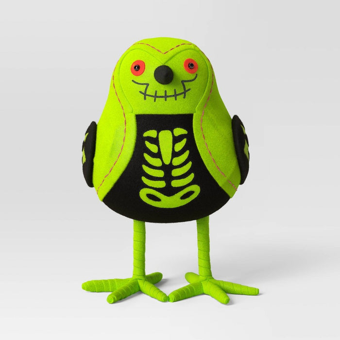 Featherly Friends 'X-Ray' Felt Bird Felt Halloween Decorative Figurine - Hyde & EEK! Boutique