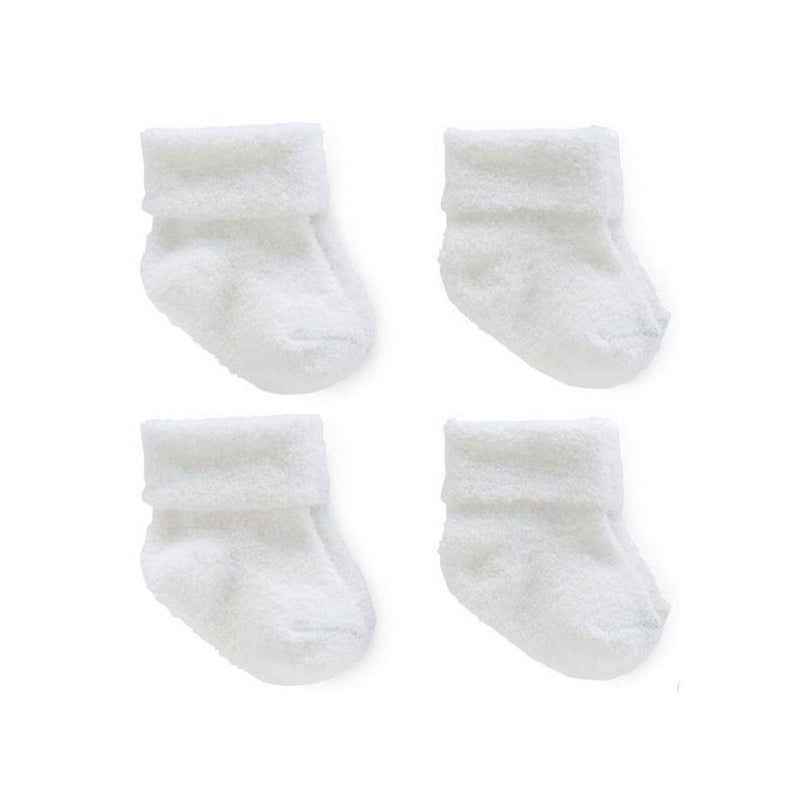 Carter's Just One You Baby 4pk Chenille Socks - White 3-12M