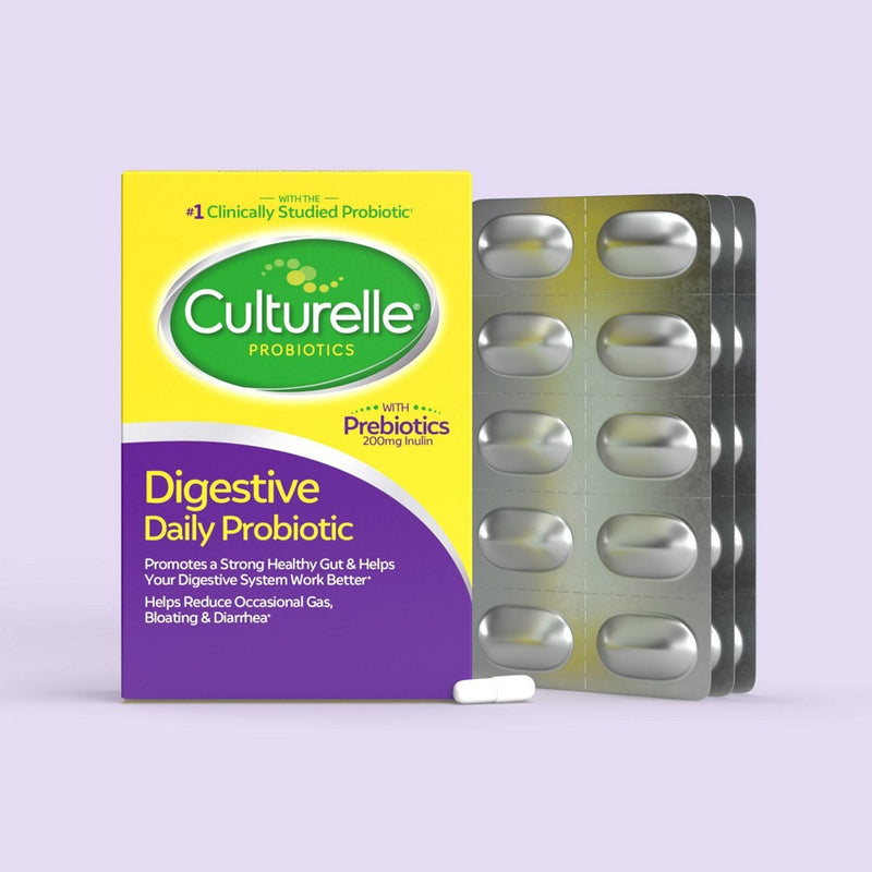 Culturelle Digestive Health 10 Billion CFUs Daily Probiotic for Men and Women - 50ct