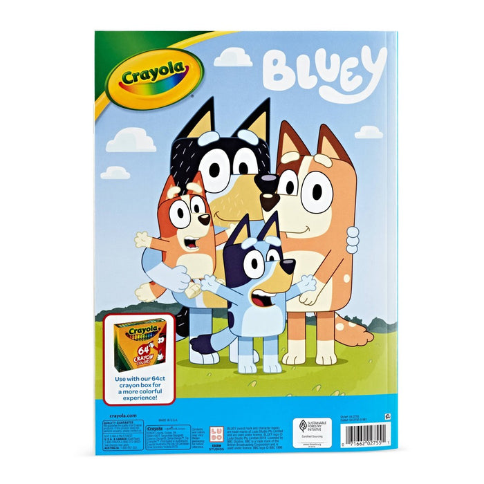 Crayola 96pg Bluey Coloring Book