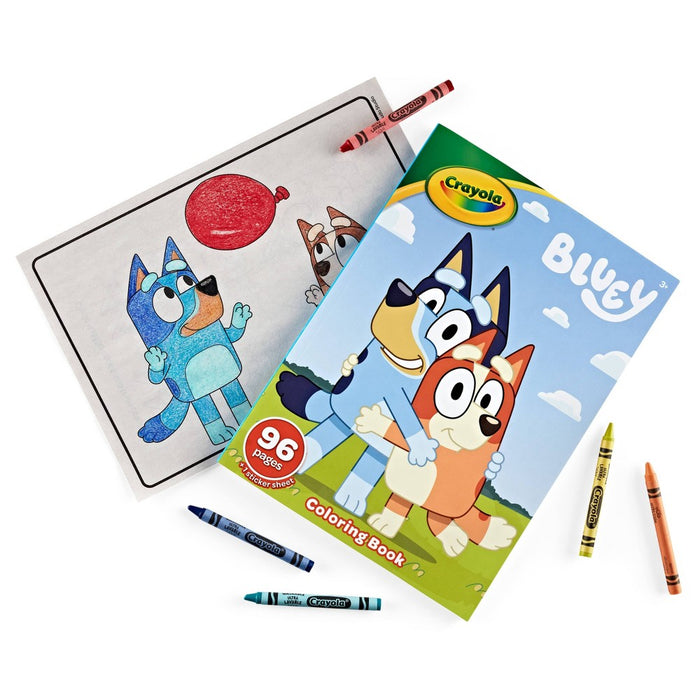Crayola 96pg Bluey Coloring Book