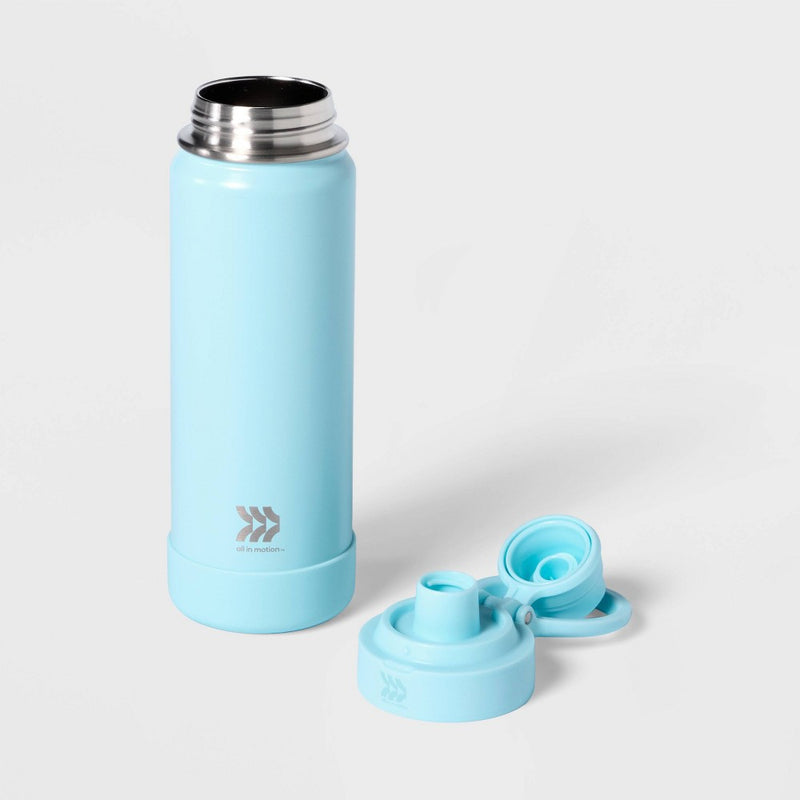 24oz Stainless Steel Vacuum Insulated Water Bottle Mint - All In Motion