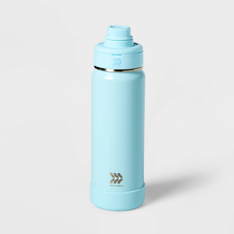 24oz Stainless Steel Vacuum Insulated Water Bottle Mint - All In Motion