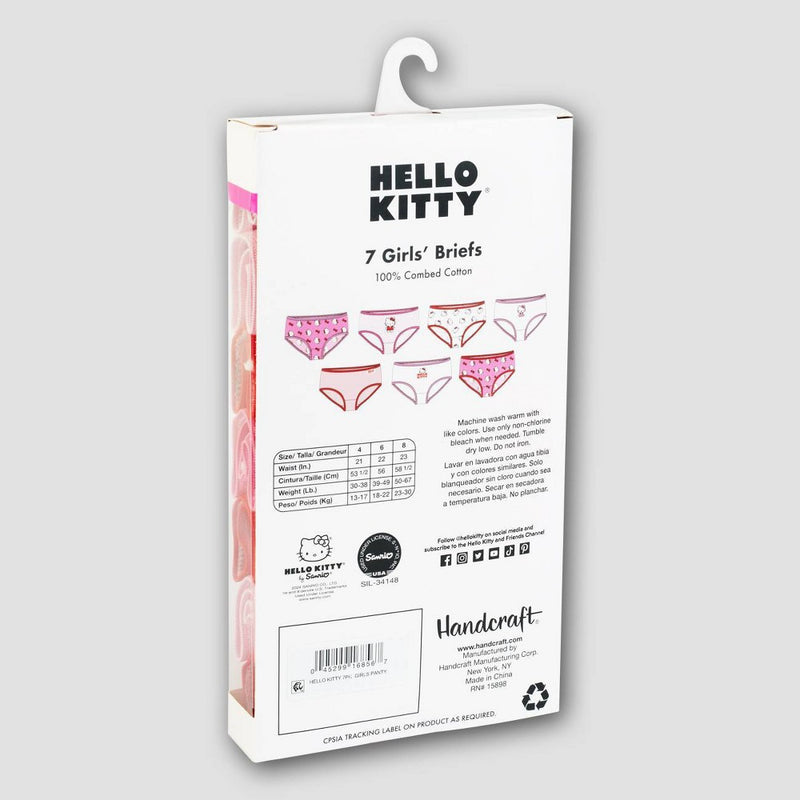 Girls' Hello Kitty 7pk Briefs - 6
