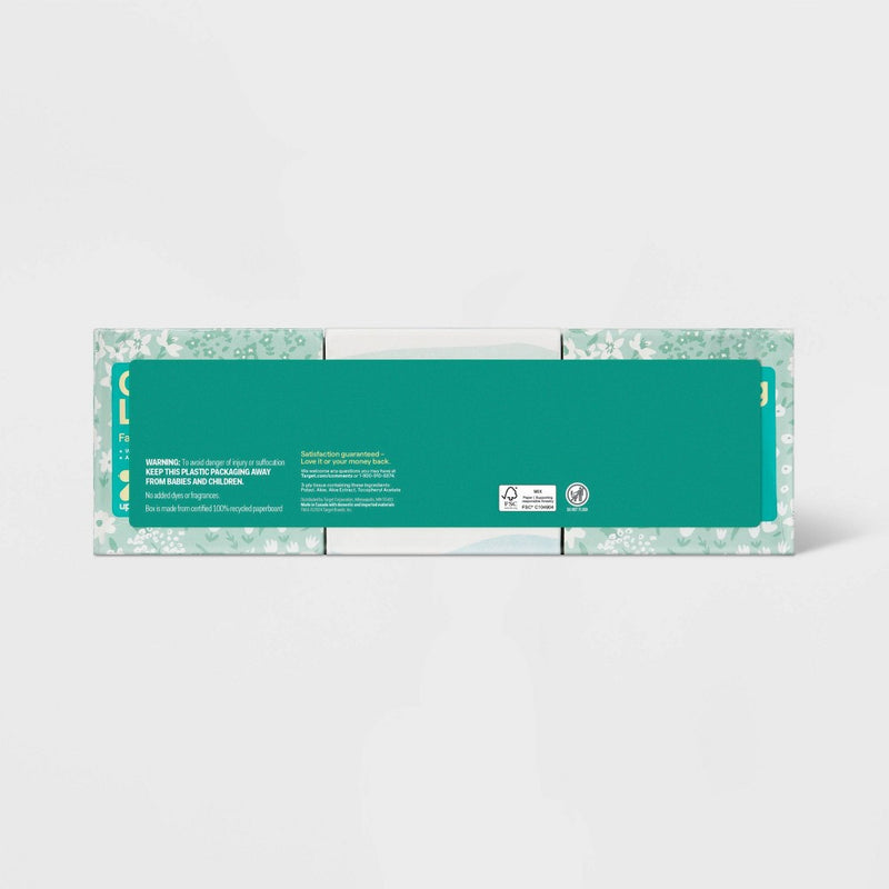 Facial Tissue with Lotion - 6pk/65ct - up&up