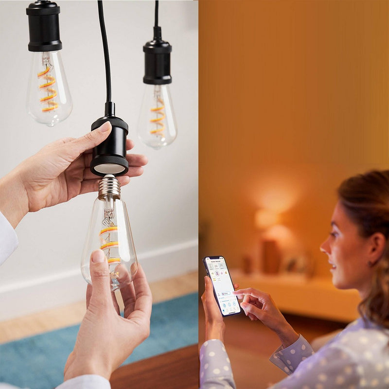 Philips Smart 40W Clear Color Filament ST19 1P