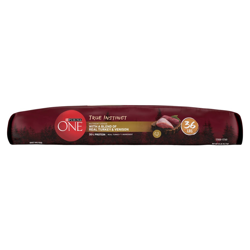 Purina ONE SmartBlend True Instinct Natural Real Turkey & Venison Flavor Dry Dog Food - 36lbs (LOCAL PICKUP ONLY)