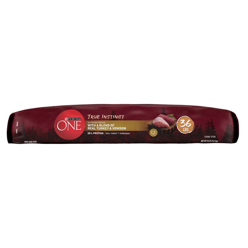 Purina ONE SmartBlend True Instinct Natural Real Turkey & Venison Flavor Dry Dog Food - 36lbs (LOCAL PICKUP ONLY)