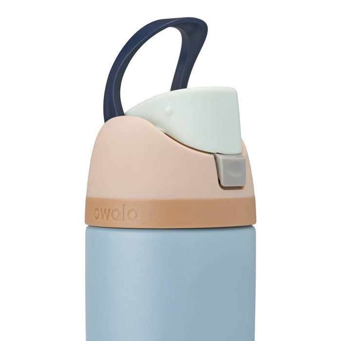 Owala 16oz Kids' FreeSip Stainless Steel Water Bottle - Secret Lagoon