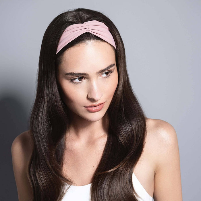 The Hair Edit Lotus Fabric Headband - Mauve