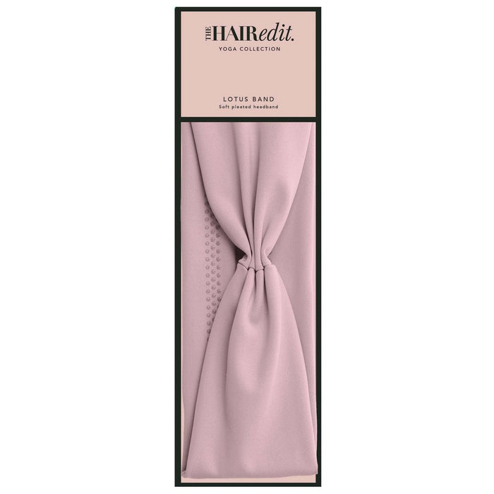 The Hair Edit Lotus Fabric Headband - Mauve