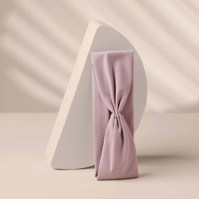 The Hair Edit Lotus Fabric Headband - Mauve
