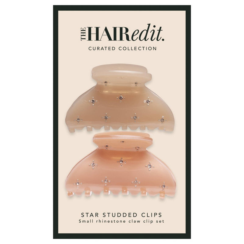 The Hair Edit Star Studded Clips - 2pc
