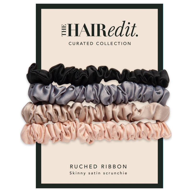 The Hair Edit Ruched Ribbon - 4pk
