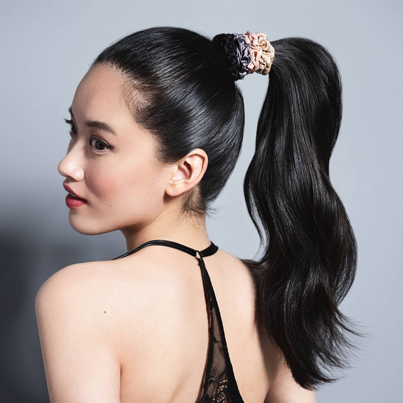 The Hair Edit Ruched Ribbon - 4pk