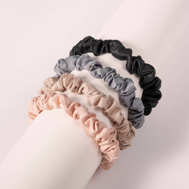 The Hair Edit Ruched Ribbon - 4pk