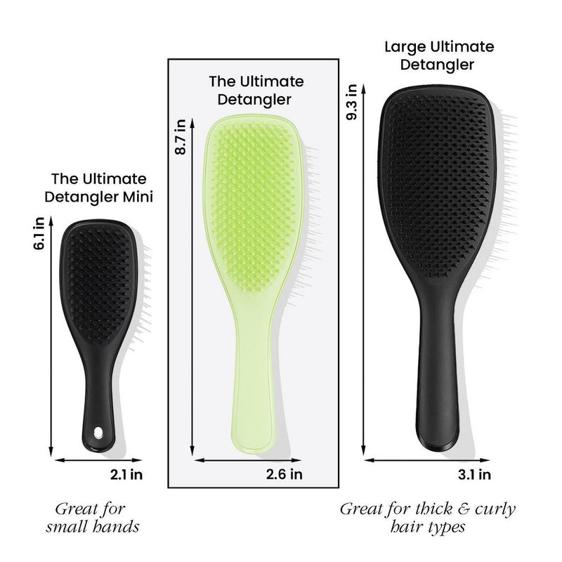 Tangle Teezer Fine & Fragile Plant Detangling Hair Brush - Cool Matcha