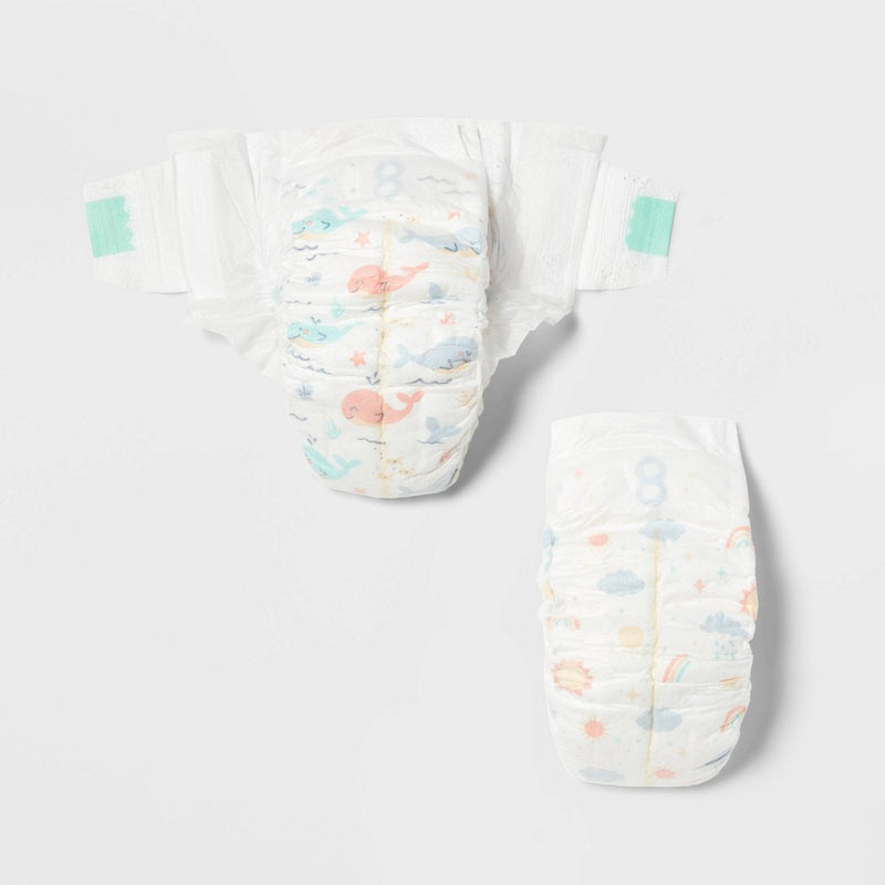 Disposable Diapers - Size 8 - 64ct - up&up (Color or Pattern May Vary)