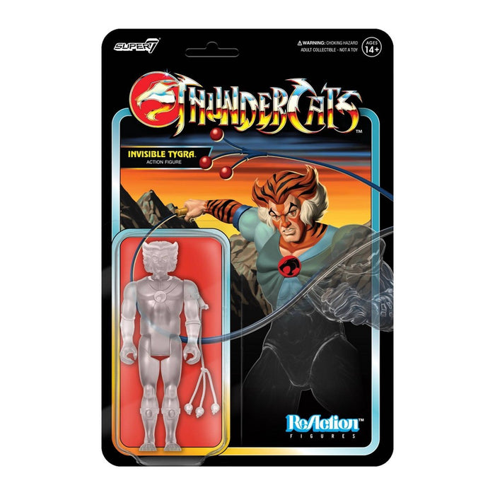 Super 7 ReAction ThunderCats Invisible Tygra Collectible Action Figure