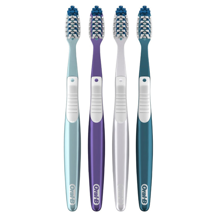 Oral-B CrossAction All In One Toothbrushes Medium - 4ct