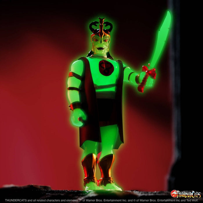 Super 7 ReAction ThunderCats Mumm-Ra The Ever Living Glow Collectible Action Figure