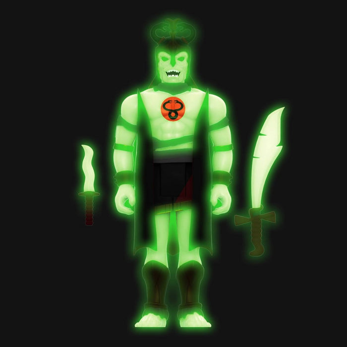 Super 7 ReAction ThunderCats Mumm-Ra The Ever Living Glow Collectible Action Figure