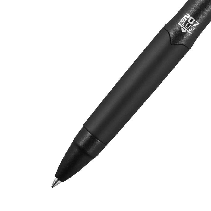 uniball 6pk 207 Plus+ Gel Pen 0.7mm Medium Point Black Ink Black Barrel