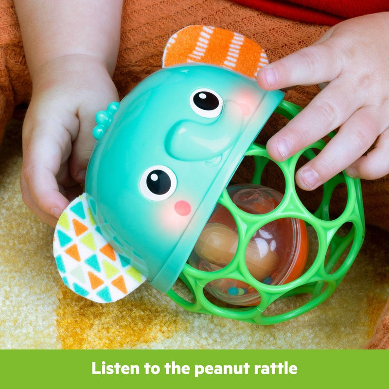 Bright Starts Giggle & Glow Musical Light-Up Rattle Easy-Grasp Elephant