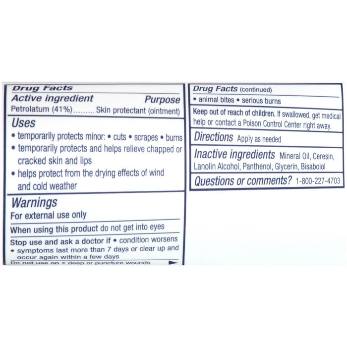 Aquaphor Skin Healing and Pain Relief Treatment for Dry and Cracked Skin - 1.75oz