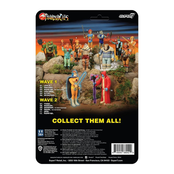 Super 7 ReAction ThunderCats Ghost Jaga Collectible Action Figure