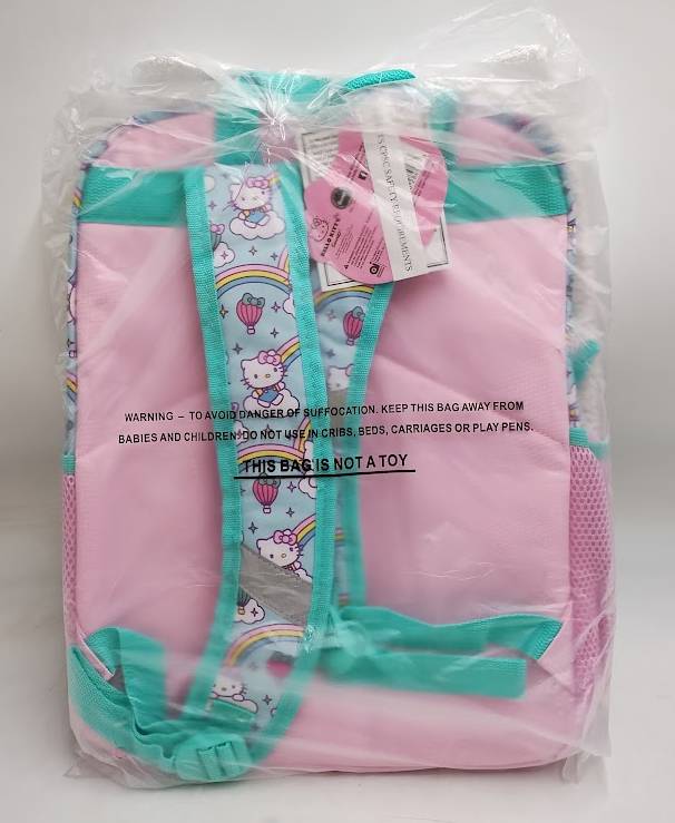 Hello Kitty Kids' 16" Backpack - Rainbow Pink/Blue