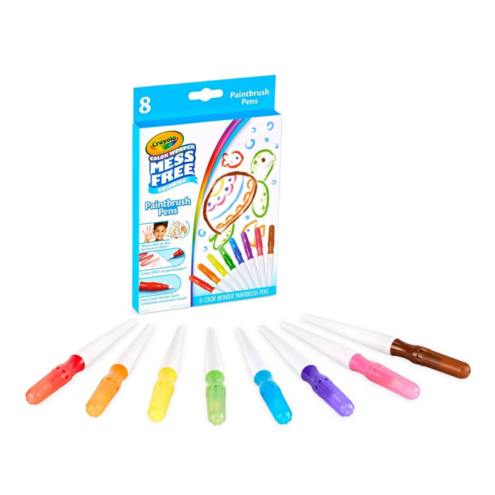 Crayola 8ct Color Wonder Paintbrush Pens