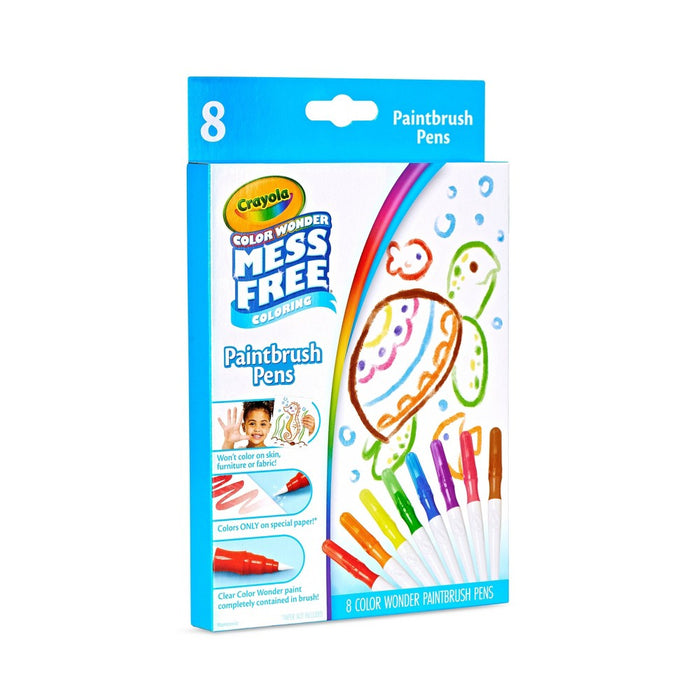 Crayola 8ct Color Wonder Paintbrush Pens