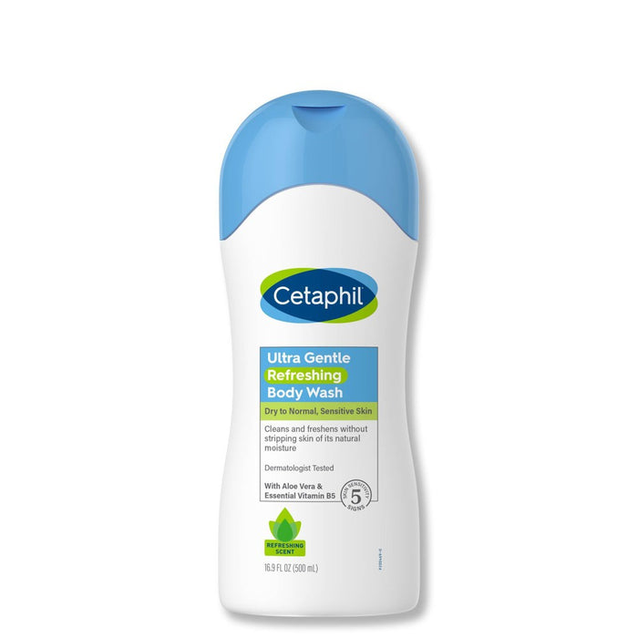 Cetaphil Ultra Gentle Body Wash - Refreshing Scent - 16.9 fl oz