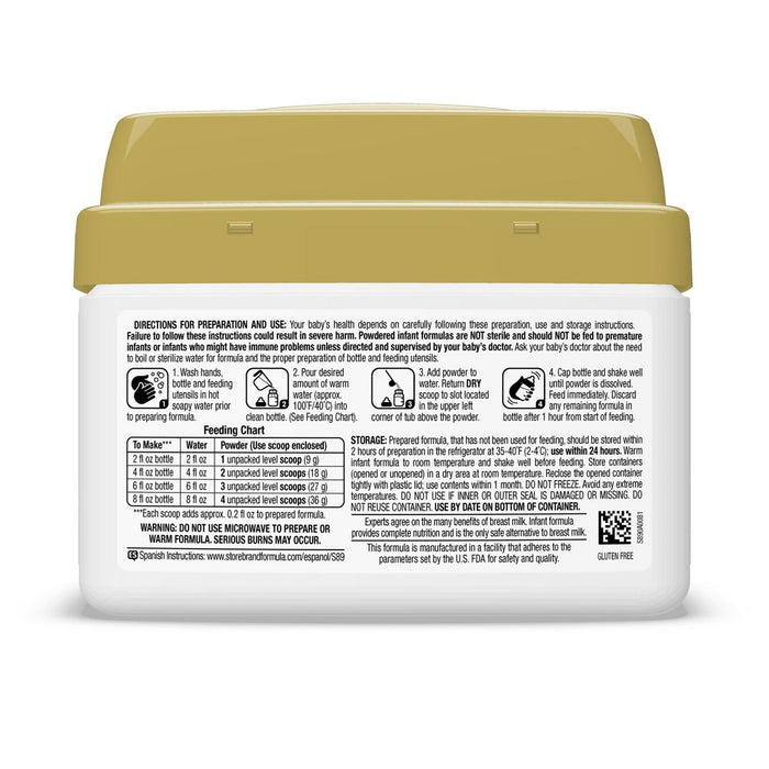 Sensitivity Premium Infant Formula with Iron Powder - 22.5oz - up&up