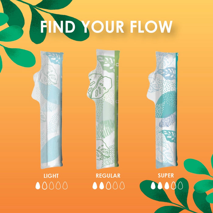 L . Organic Cotton Full Size Multipack Refill Tampons - Regular/Super - 42ct