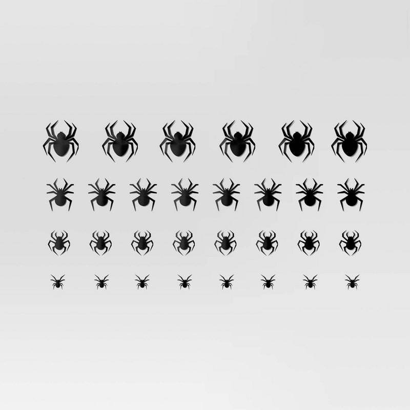 30ct Halloween Decor Kit Spiders - Hyde & EEK! Boutique: No Assembly