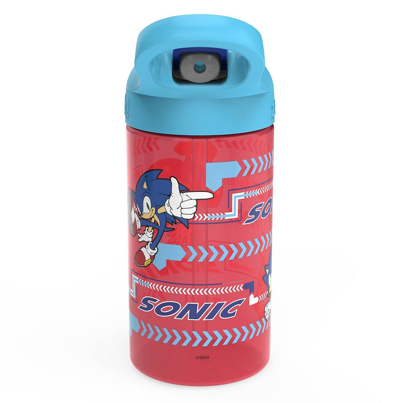 Zak Designs 2pk 16 fl oz Plastc Atlantic Sonic The Hedgehog Water Bottles