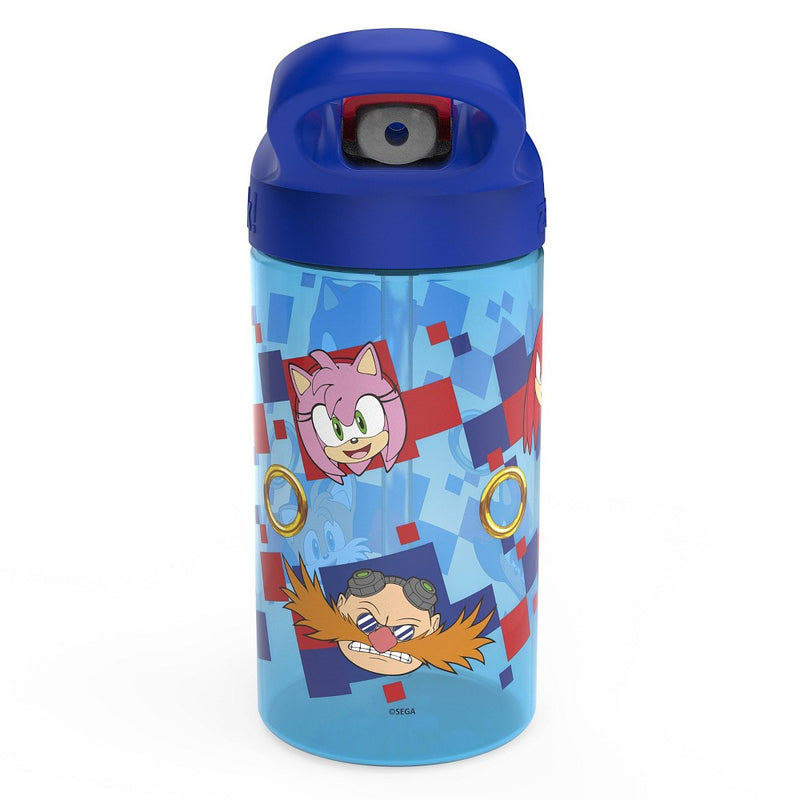 Zak Designs 2pk 16 fl oz Plastc Atlantic Sonic The Hedgehog Water Bottles