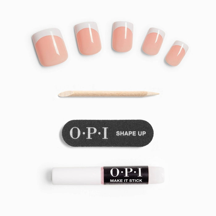 OPI Press-On Fake Nails - Fluent in French - 26ct