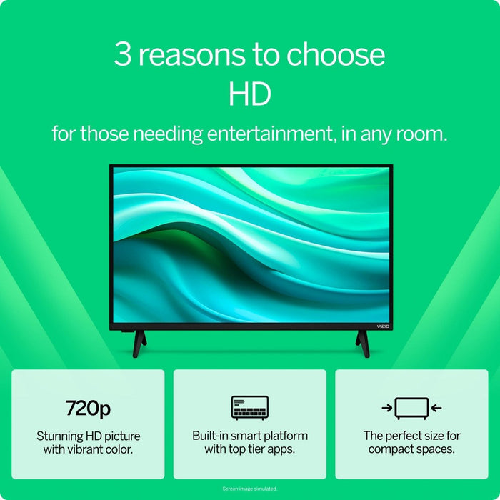 VIZIO 32" Class HD 720p LED Smart TV - VHD32M-08 (LOCAL PICKUP ONLY)