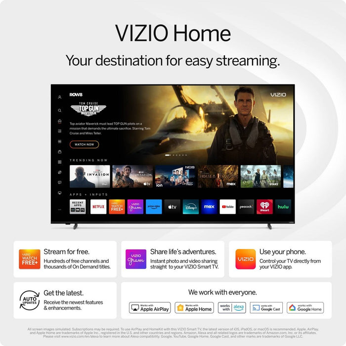 VIZIO 32" Class HD 720p LED Smart TV - VHD32M-08 (LOCAL PICKUP ONLY)