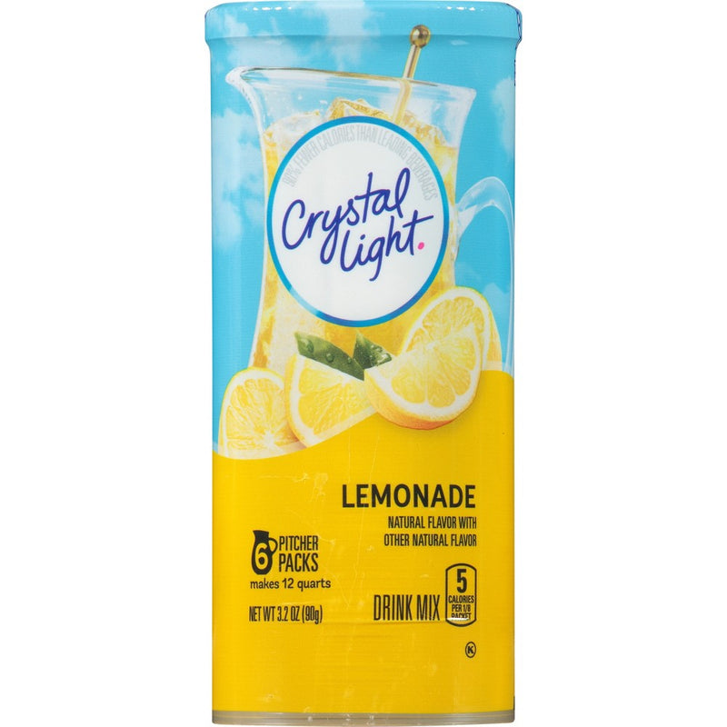 Crystal Light Natural Lemonade Drink Mix - 6pk/3.2oz